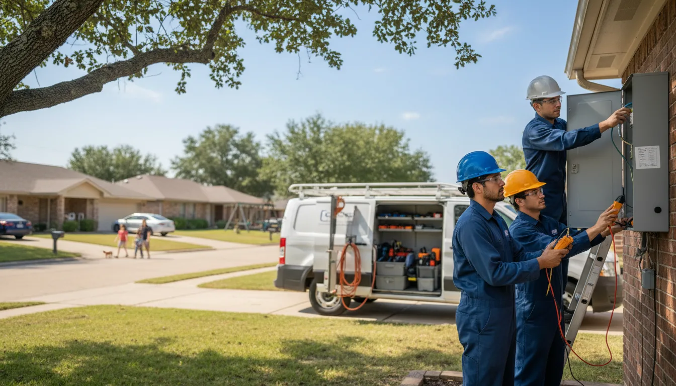 Certified electrician providing emergency electrical services in Roff, OK